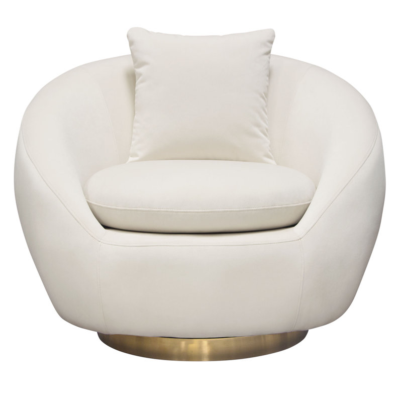 swivel barrel chair